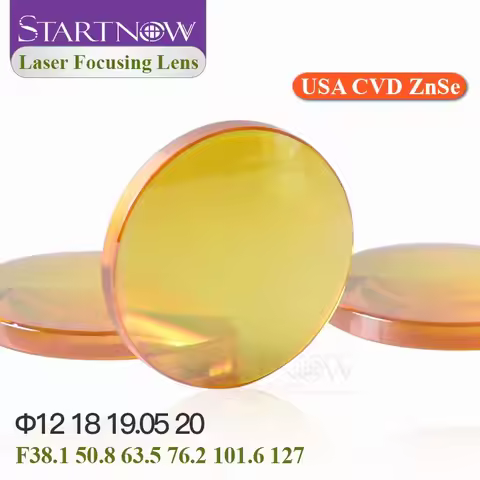 Startnow CO2 Laser Focus Lens Dia.18/19/20mm USA CVD ZnSe Lens For Laser Machine Cutting Engraving P