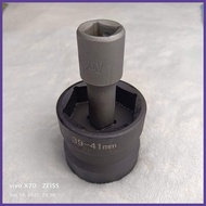 ◿ Heavy-duty Torque drive socket 39x41mm and 3 inches extension set 1/2 drive