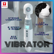 [ Japan ] Alat Penggetar Mainan Seks  Galaku AV Stick Multi-Speed LCD Screen Vibrator Dildo Sex Toy 