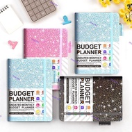 MARIER A5 Cash Budget Planner Book, Undated Multifunctional Monthly Finance Organizer, Portable Effe