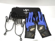 日本品牌 HATAKEYAMA(HA) V4X 羊皮 打擊手套保護盒組 寶藍(AE-210)內含盒+支撐掛勾+打套一雙