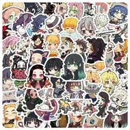 Demon Slayer Kawaii Sticker Pack Demon Slayer Cute Sticker Anime Sriker Laptop Sticker Helmet Sticke
