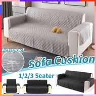 1/2/3 Seater Waterproof Sofa Cover Universal Anti-slip Slipcover L Shape Cushion Cover Furniture Pro