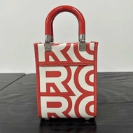 FENDI Sunshine 紅白限定mini琴譜 13*17*5.5 全新閒置配件塵袋