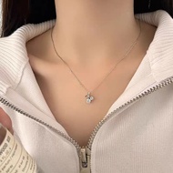 Kalung Titanium Wanita Ceri Gold Silver Kalung Wanita Dewasa Anti Karat Tidak Luntur