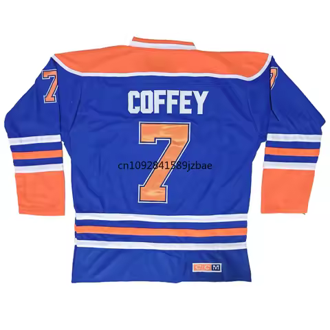 Paul Coffey Jersey Canada Edmonton Retro Ice Hockey Jerseys 11 Mark Messier Jersey 99 Wayne Gretzky 