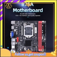 【W】B75A Desktop Motherboard LGA1155 2XDDR3 Slots Up to 16G PCI-E16X SATA3.0 USB3.0 100M Ethernet B75A Motherboard Easy Install Easy to Use