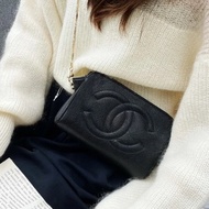 ⁺⊹古董精品⊹⁺┇CHANEL 經典金幣長夾WOC側揹包✦斜揹包