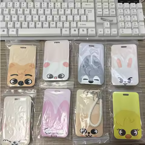 Brand new Stray Kids SKZOO card holder keychain SKZOO student bus holder student meal card holder gi