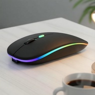 LED //,,Android  Tetikus Tanpa Wayar Senyap dengan LED Belakang untuk Laptop/Tablet/Telefon, Boleh C