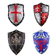 ❤Ready Stock❤DIY Cosplay 1:1 PU Crusader Knight Shield Costume Props Medieval Dragon Warrior Game So