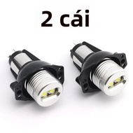2x Đèn LED Angel Eyes Canbus 18W Cho BMW E90 E91 Series 3 325i 328i 335i 2005-2008 Không Lỗi Màu Trắ