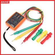 BAIHE Phase Rotation Tester, Buzzer LED Indicator Phase Sequence Meter, Professional Portable 20Hz-4