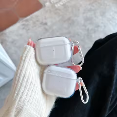 Transparent Earphones Protective Case Hard PC Headphone Case Shockproof Headset Protective Case For 