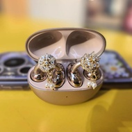 （Suitable for Huawei freeclip Earphones）Snowflake Zircon Earphone Clip Earring Diamond Buckle Exquis