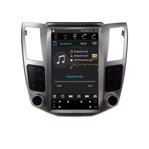 For Lexus RX 2004-2007 Android 13 Tesla Style Car Audio Car GPS Navigation for Car Multimedia Stereo