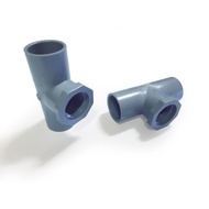 PVC PT Tee/ Penyambung Paip Tee PVC Gigi Dalam/ PVC Pipe Fitting PT Tee (15 mm)