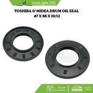 TOSHIBA & MIDEA DRUM OIL SEAL 47 X 88 X 10/12 FOR WASHING MACHINE USE