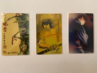 馬榮成作品～風雲膠卡2張，画弈动漫天下會員証1張，全數共3張，可散賣，不寄順豐。