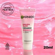Garnier Sakura Glow Serum Day Cream 20ml - Cream Siang Sakura White