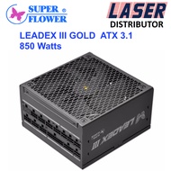 SuperFlower LEADEX III GOLD  ATX 3.1 PCIe 5.1  850W  Full Modular Power Supply