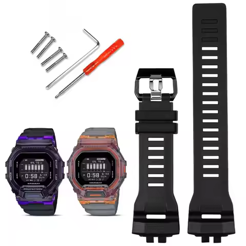 Watch Strap for Casio G-SHOCK Series 3506 GBD-200-1AGBD-200RD-4 Dedicated Silicone Strap Men's Sport