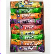30 Pcs Hepin Syrup Soft Candy Candy Assorted Fruit Flavour HALAL (LOCAL READY STOCKS)