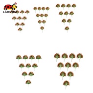 LAHOMIA 10 Pieces Miniature Trees Layout Supplies Fake Plants Hobby Building Architecture Landscapin