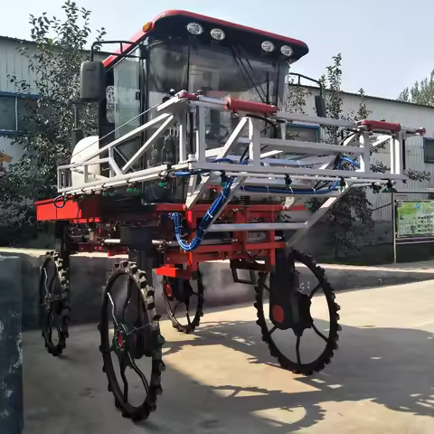 High Clearance Self Propelled Sprayer Tall Crop Yield Protection Vehicle Low Maintenance Mechanical 
