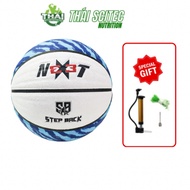 Stepback 3x3 NXT leather basketball, FIBA standard size, 3x3 competition standard basketball ball