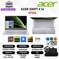 ACER SWIFT X 14 SFX14 RYZEN 5 5500U 8GB 1TBSSD 14"FHD IPS