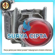 MERAH DISC PRICE - Schneider Illuminated Push Button 220-240 VAC Red Iron XB4BW34M5