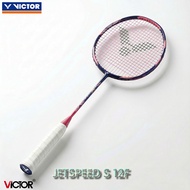VICTOR JETSPEED S 12F Raket badminton gentian karbon penuh 26-30LBS