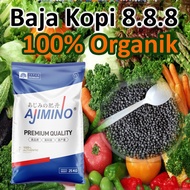 1/3/5 Kg Baja Organik Ajimino/Baja Kopi Dengan Amino Asid, Humic Asid, Fulvic Asid Repack