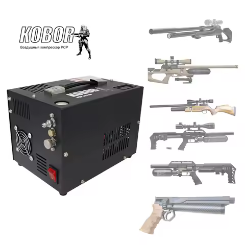 4500Psi 300Bar PCP Air Compressor Portable Car 12V with Transformer High Pressure PCP Compressor for