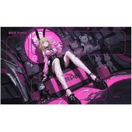 60*35*0.2Cm Anime One Piece OPCG Dedied GAME DIY Card Playmat Dark Girl Group Series Hancock Nami