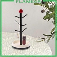 [Flameer] Cup Drying Rack Water Bottle Drying Rack for Baby Bottles Mugs Glass Bottles Black and Red