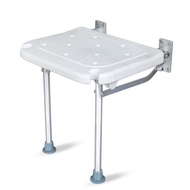 Folding Shower Wall Chair, Bathroom Shower Wall Seat, Foldable Shower Wall Stool, High Load-Bearing Double Leg Chair