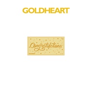 Goldheart 999 1G Congratulations Gold Bar