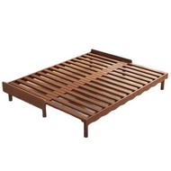 內地直送 - 全國包送裝實木抽拉沙發床可折疊兩用沙發床客廳小戶型伸縮沙發床