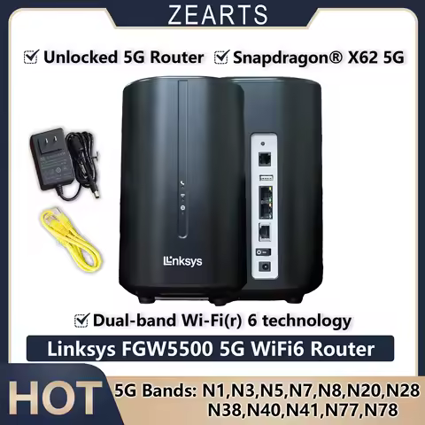 OpenWrt Linksys Intelligent Mesh 5G Wi-Fi 6 Router FGW5500 High-Speed Wireless Gateway Unlocked Glob