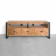 魚骨拼三抽電視櫃 CU044