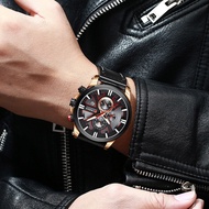 CURREN 8346 Men Watch Waterproof Quartz Strap Watch Multifunction Chronograph Wristwatch Male Sports Watch PR Sale