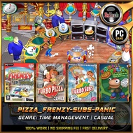 Pizza Frenzy [PCLAPTOP GAME] 🔥DIGITAL DOWNLOAD🔥Turbo Pizza🔥Turbo Subs🔥Pizza Panic🔥Time Management🔥