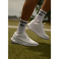 Alo Runner All White Unisex Casual Yoga Running Shoes Alo White Aerobic Running Shoes for Men and Wo