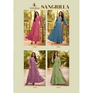 Long Anarkali Gown Soft Rayon Cotton