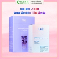 [Combo] Food Supplement Glutathione C Lozenges (3g x 30 packs) and Gilaa Collagen (2g x 60 packs)