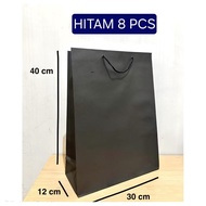 8 pcs jumbo paper bags size L.30cm x W.12cm x H.40cm