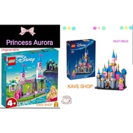 Princess 43211 Princess : Aurora's Castle & 40720 : Mini Disney Sleeping Beauty Castle & 43205 Disne