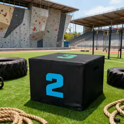 Step Box Plyometric Jump Box Anti Slip Platform and Jumping Agility Box for Lunges Home Gym Conditio